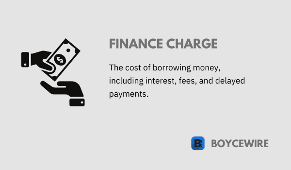 Finance Charges Explained: Components and Calculations