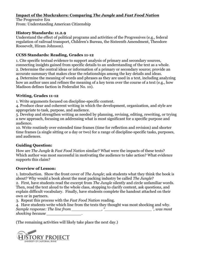 Rhetorical Analysis in Fast Food Nation: Examining Logos Appeal